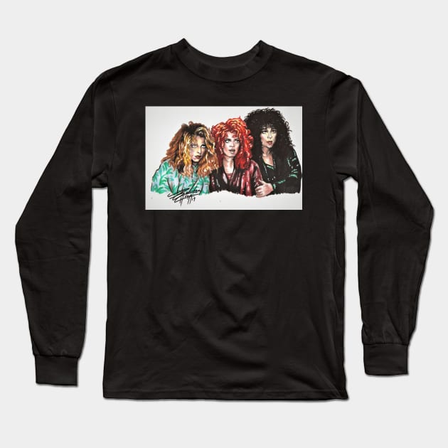 Witchy Women Long Sleeve T-Shirt by xandra-homes